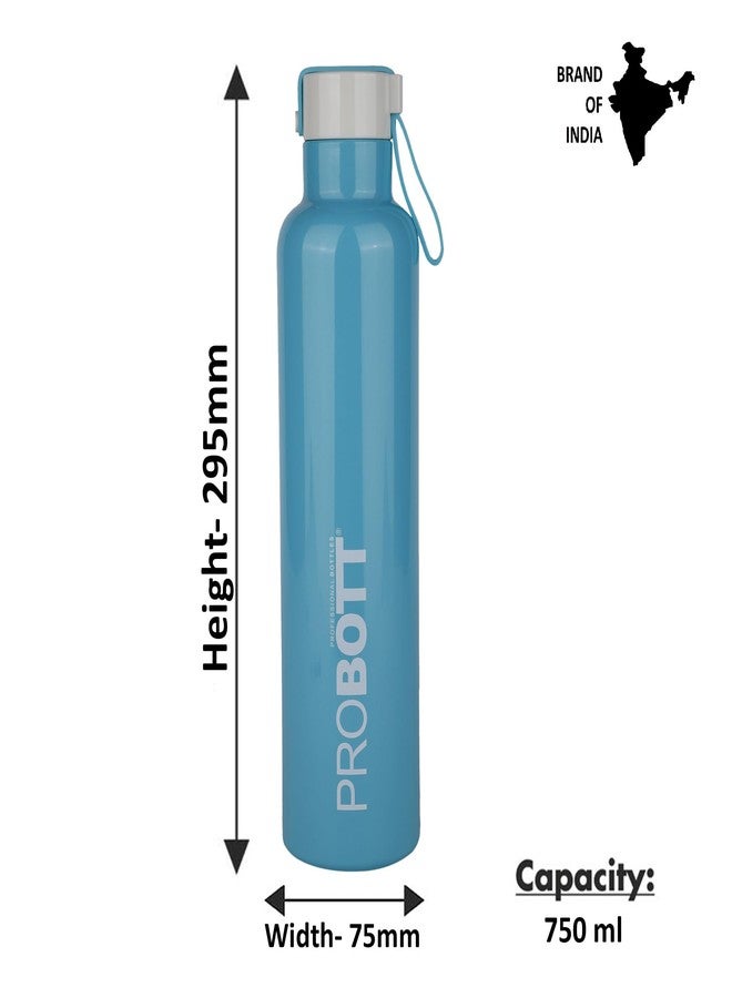 Probott Bang 750 ml Thermosteel Vacuum Insulated Double Walled Flask, Stainless Steel Water Bottle, Light Blue | Screw Cap | Hot and Cold | LeakProof | Water, Tea, Coffee, Gym, College, Office, Travel - Image 5